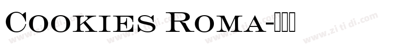 Cookies Roma字体转换